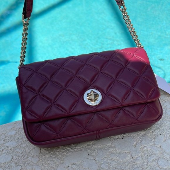 kate spade Handbags - Kate Spade Natalia Crossbody Blackberry Preserve